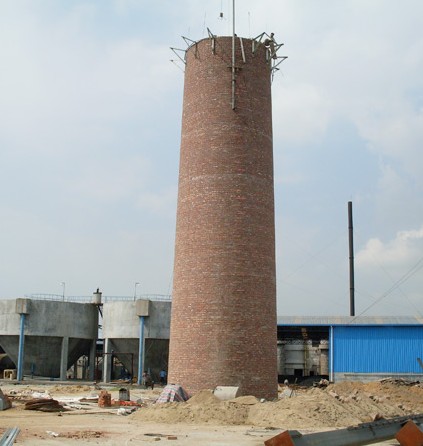  新建磚煙囪